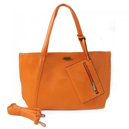 Coach City Chain Large Orange Totes CIJ | Women